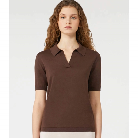 Weekend Max Mara Roncolo Polo, Chocolate 